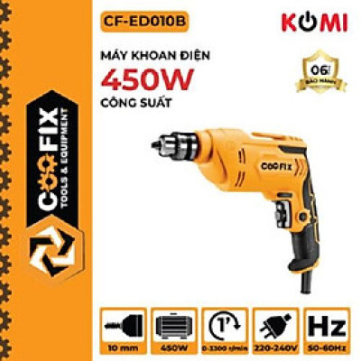 MÁY KHOAN ĐIỆN 450W CF-ED010B - COOFIX - HÀNG CHÍNH HÃNG