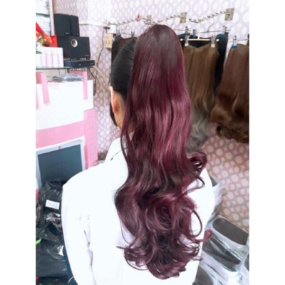 Tóc ngoặm cao cấp màu nỗi 55cm- hình thật