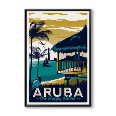 Bộ tranh trang trí hiện đại khung composite, tặng kèm đinh, không cần khoan tường- T0.29