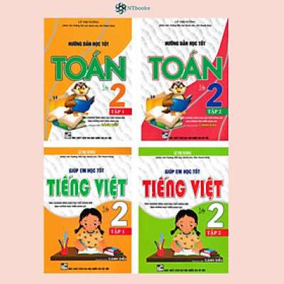 Sách - Combo Học Tốt Toán + Tiếng Việt Lớp 2 (Dùng Kèm SGK Cánh Diều) (Bộ 4 Cuốn)