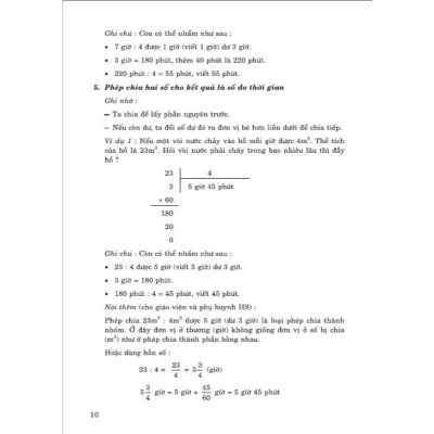 Toán chuyên đề số đo thời gian và toán chuyển động lớp 5 (dùng chung các bộ sgk hiện hành) HA