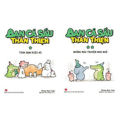 Combo Bạn Cá Sấu Thân Thiện (2 Cuốn)