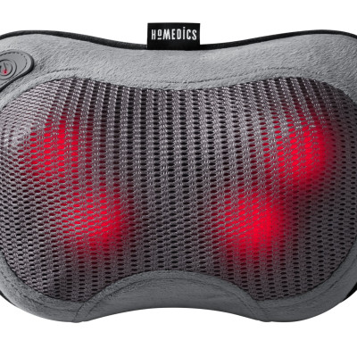 Gối massage shiatsu 3D pin sạc Homedics SP-115HJ - Hàng nhập khẩu USA