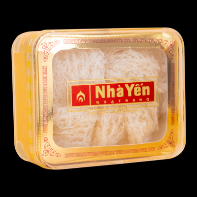 Tổ Yến Trắng Tinh Chế - Nhà Yến Nha Trang - Loại Chất Lượng 4.4 - Hộp 50 Gram - Tổ Yến Sào Tinh Chế - Hàng Chính Hãng