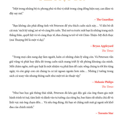 12 quy luật cuộc đời (Beyond Order: 12 More Rules for Life) - Tác giả: Jordan B. Peterson