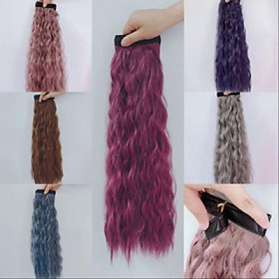 tóc giả kẹp dán cao cấp_ tóc giả dán tóc rời vô mũ