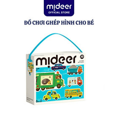 Đồ Chơi Ghép Hình Cho Bé Mideer My First Puzzle Transport