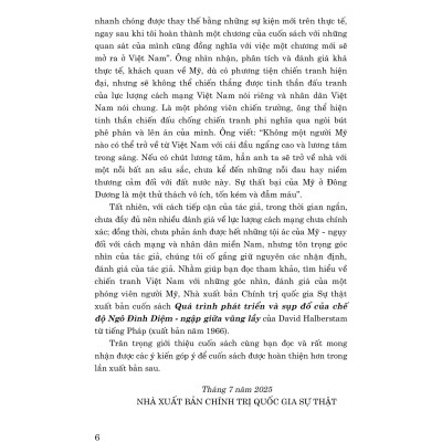 Sách - Quá Trình Phát Triển Và Sụp Đổ Của Chế Độ Ngô Đình Diệm - Ngập Giữa Vũng Lầy