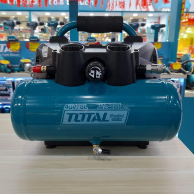 MÁY NÉN KHÍ 6L DÙNG PIN 40V TOTAL TACLI2003 - HÀNG CHÍNH HÃNG