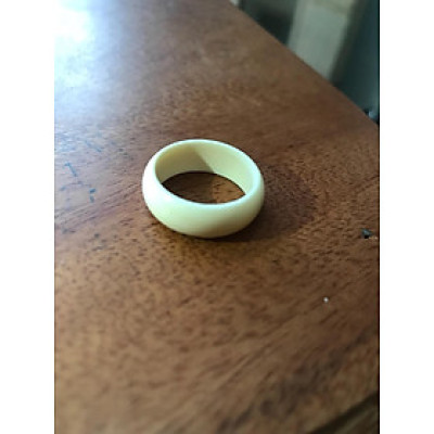 NHẪN TRÒN TRƠN TRẮNG NAM ĐEO Size vòng Ngoài 23mm LÕI VÒNG TRONG ĐEO hơn 185mm Cao 7mm Dầy 25mm