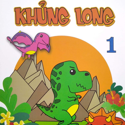 Bé Tô Màu Khủng Long 1