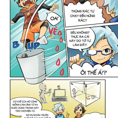 Truyện tranh manga Nhiệm Vụ Khoa Học Kỳ Bí tập 8: Chào mừng tới công viên robot!