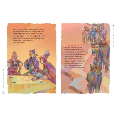 Sách - Lịch Sử Việt Nam Bằng Tranh - Đại Việt Dưới Thời Lý Nhân Tông - Bản Màu - Bìa Cứng - NXB Trẻ