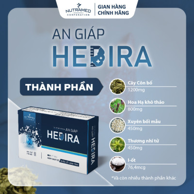  Viên uống An Giáp Hedira hỗ trợ và bảo vệ sức khoẻ tuyến giáp (Hộp 30 viên)