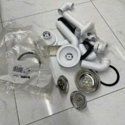 CHẬU RỬA BÁT INOX BLANCO DINAS 8 CHROME 237379 Bảo Gồm  Xi Phông Và Chặn Rác Hàng chính hãng