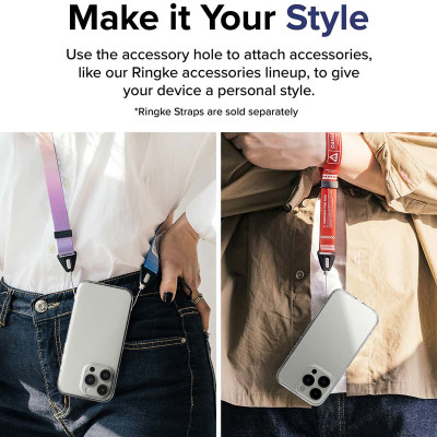 Ốp Lưng Trong Suốt Ringke Fusion Dành Cho iPhone 15 Pro Max / 15 Pro / 15 Plus / 15, Viền Dẻo, Lưng Chống Ố Vàng - HÀNG CHÍNH HÃNG