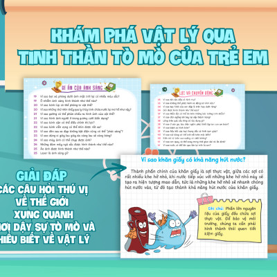 Combo Vật Lý + Hóa Học Vui Nhộn - Những Câu Hỏi Vì Sao Về Vật Lý, Hóa Học (2 Cuốn) - MEGA