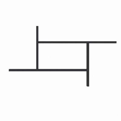 Giá sách treo tường đẹp đơn giản SMLIFE Walter