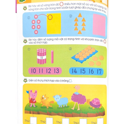 Tủ Sách Tư Duy Toán Học Hàn Quốc - Chinh Phục Toán Lớp 1 Tập 1 - Vanlangbooks