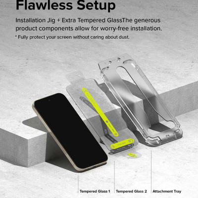 [Combo 2] Dán cường lực Google Pixel 10 / Pixel 9 RINGKE Easy Slide Tempered Glass - Hàng Chính Hãng