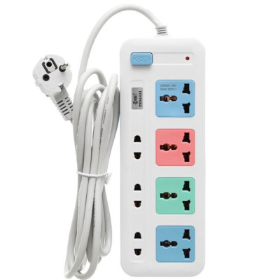 Ổ điện - Ổ Cắm Điện Nối Dài Comett CES4433 dây dài 3m, 7 lỗ cắm - Ổ điện - Hàng chính hãng