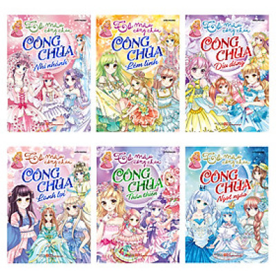 Combo Tô Màu Công Chúa (Túi 6 Cuốn) - ML