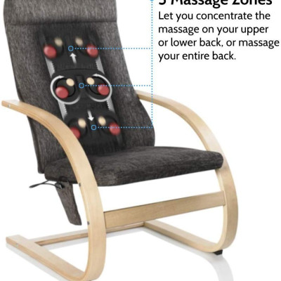 Ghế Massage thư giãn USA Shiatsu 3D cao cấp HoMedics MCS-1200H (3D Shiatsu Massaging Lounger) nhập khẩu USA