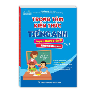 Sách - Chinh Phục Bộ Đề Thi Tiếng Anh Vào Lớp 6 + Trọng Tâm Kiến Thức Tiếng Anh Luyện Thi Vào Lớp 6 - Combo 2 Tập - Minh Thắng