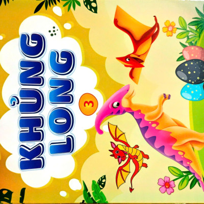 Combo Tô Màu Khủng Long - Bộ 6 Cuốn