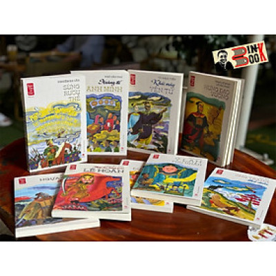 (Combo 9 Cuốn) NGÀN NĂM SỬ VIỆT: Khói mây Yên Tử, Ông trạng thả diều, Ngựa ông đã về, Thập đạo tướng quân Lê Hoàn, Cờ lau dựng nước, Ỷ Lan phu nhân, Hoàng đế anh minh, Hưng Đạo Vương, Sừng rượu thề - NXB Kim Đồng