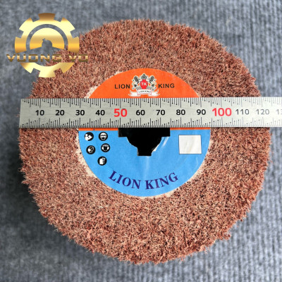 Qủa lô nỉ đánh xước inox-quả lô nỉ đỏ đánh bóng inox-tạo xước hairline lionking 120x100mm A80 (Gía đã bao gồm VAT)