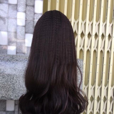 Tóc nguyên đầu cao cấp- tặng lứoi chum tóc- hình thật