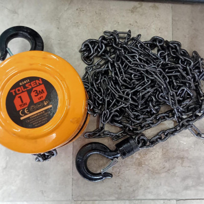 PALANG XÍCH KÉO TAY TỪ 1-5 TẤN TOLSEN 62411, 62412, 62413, 62414 - HÀNH CHÍNH HÃNG