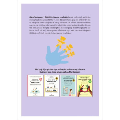 Sách Montessori - Giới Thiệu Từ Vựng Và Số Đếm