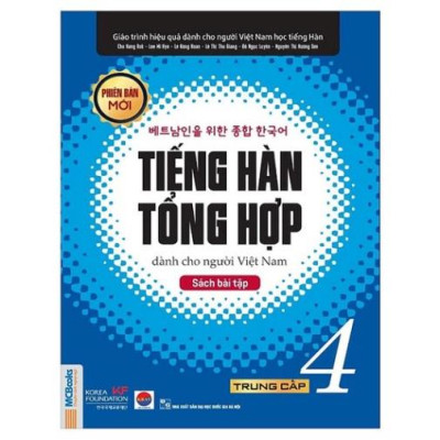 Sách - Combo Tiếng Hàn Tổng Hợp Dành Cho Người Việt Nam Trung Cấp 4 - Phiên Bản Mới 2020