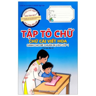 Sách - Tập Tô Chữ - Dành cho bé chuẩn bị vào lớp 1 - Bộ 6 Cuốn
