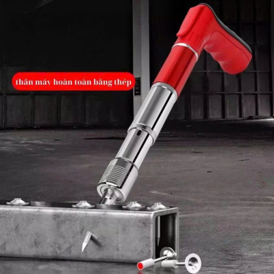 Máy Bắn Đinh Bê Tông Sắt Thép Hạt Nổ – Công Suất Lớn, Siêu Bền, Tặng Đinh & Hộp Dụng Cụ Sẵn Sàng Sử Dụng