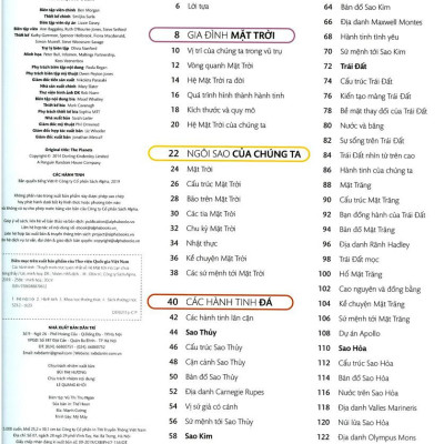 Thuyết Minh Trực Quan Nhất Về Hệ Mặt Trời Mà Bạn Chưa Từng Thấy - Các Hành Tinh - Bìa Cứng