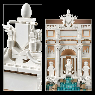 LEGO ARCHITECTURE 21062 Đồ Chơi Lắp Ráp Đài Phun Nước Trevi (1880 chi tiết)