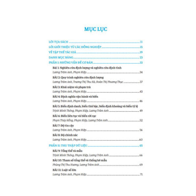 Sách - Từng Bước Nhập Môn Nghiên Cứu Định Lượng Trong Khoa Học Xã Hội - Quảng Văn