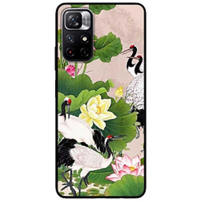 Ốp lưng dành cho Xiaomi Redmi Note 11 5G - Redmi Note 11T - Redmi Note 11S - Sen Và Hạc
