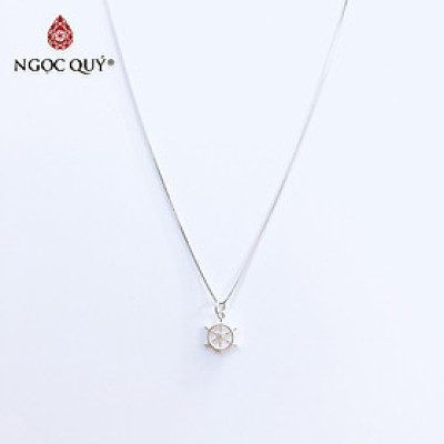 Dây chuyền bạc mặt bánh lái - Ngọc Quý Gemstones