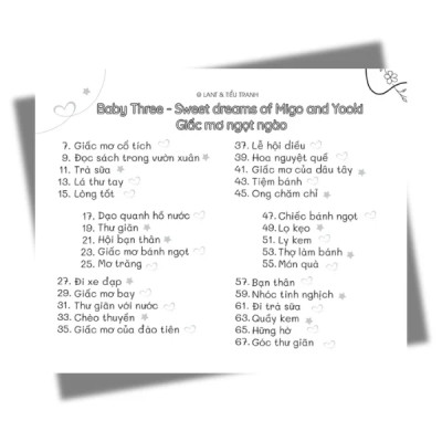 Sách Tô Màu Chữa Lành - Baby Three Sweet Dreams Of Migo And Yooki - Giấc Mơ Ngọt Ngào - ABB