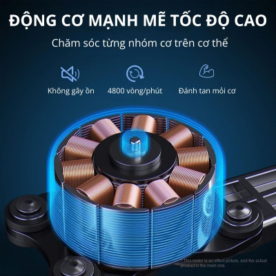 Máy massage cầm tay Kachi MK377 với 9 cấp độ rung - hàng chính hãng