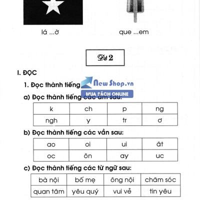 Tuyển Tập Đề Kiểm Tra Tiếng Việt 1 (Theo Chương Trình Giáo Dục Phổ Thông Mới Định Hướng Phát Triển Năng Lực)  - HA