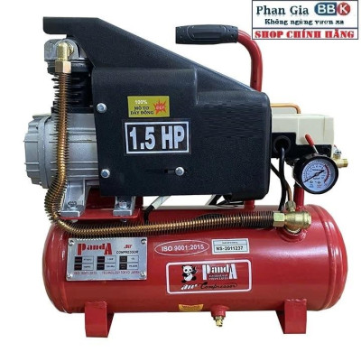 [chính hãƞg] Máy Nén Khí Có Dầu Liền Trục Panda PT-4213 1.5HP 12L, 100% Dây đồng, Bảo hành 1 Năm