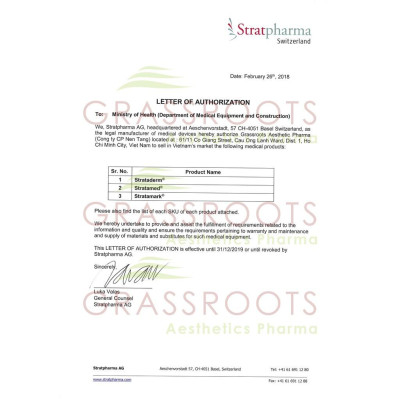 Gel Silicon bảo vệ và làm lành vết thương hở Stratamed 10g