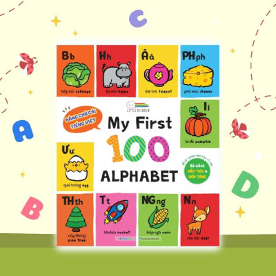 Sách - My First 100 Alphabet - Bảng Chữ Cái Tiếng Việt - Megabook