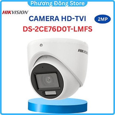 CAMERA HD-TVI HIKVISION DS-2CE76D0T-LMFS 1080P Tích Hợp Mic Thu Âm - Hàng chính hãng