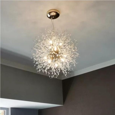 Ảnh thật - Đèn chùm bông tuyết, đèn thả trần tối tân TL045 - ưu đãi bóng led DT
